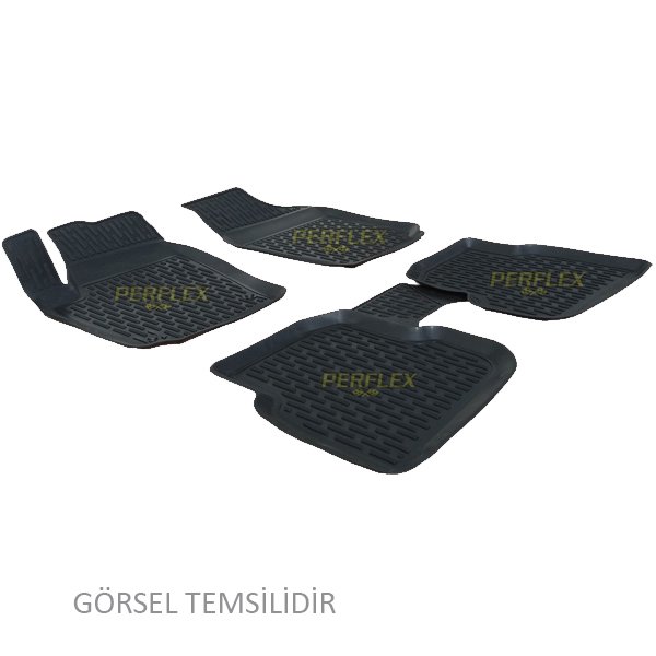 PERFLEX 3D X-MAT HAVUZLU PASPAS ÇEŞİTLERİ SİYAH SEAT IBIZA 2017+ 3D X-MAT 5 PCS