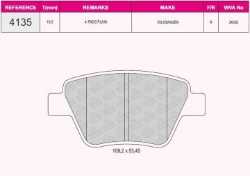 Arka Balata Caddy-Golf6-Jetta-A3-Octavıa-Superb 10=>(Gdb1841)
