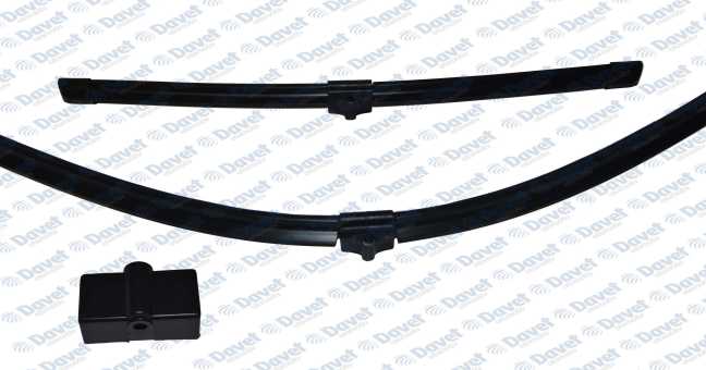 ÖN SİLECEK SÜPÜRGESİ 650/430MM (MUZ TİPİ) C4 CACTUS (E3) 02/14>