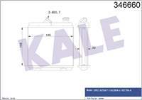KALORİFER RADYATORU BRAZING (OPEL ASTRA F / CALIBRA A / VECTRA A