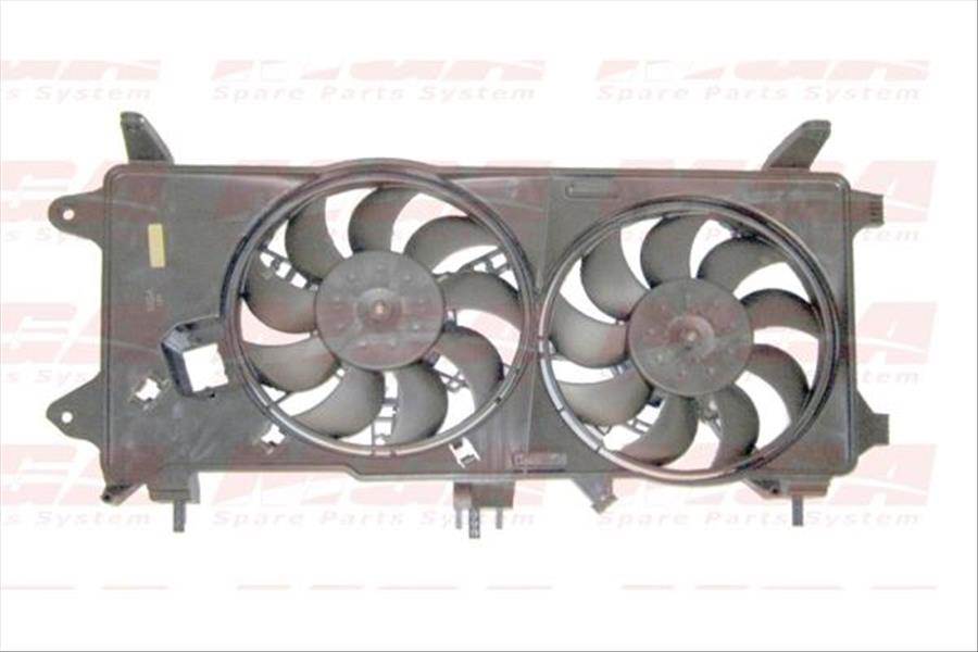 FAN MOTORU DAVLUMBAZLI CIFT MOTORLU KLIMALI ( FIAT : DOBLO 1.3JTD 1.9JTD 06-- ) EURO IV