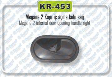 KAPI IC ACMA KOLU SAG SIYAH MEGANE II