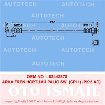 ARKA FREN HORTUMU PALIO SW (CP11) (PK:5 AD) (21108)