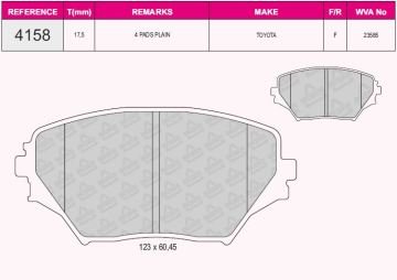Ön Balata Rav 4 Iı 1.8 Vvtı-2.0Vvtı-2.0 D-4D 4Wd (00=>11.05)