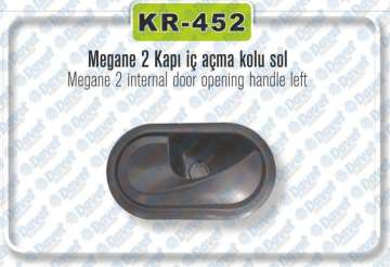KAPI IC ACMA KOLU SOL SIYAH MEGANE II