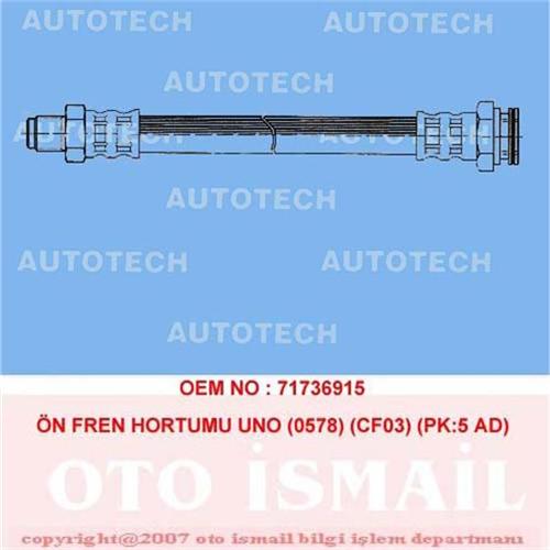 ÖN FREN HORTUMU UNO (0578) (CF03) (PK:5 AD)