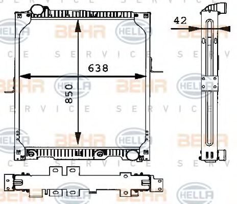 MOTOR SU RADYATORU BMW M57N/67 E39 E60 E65 PREMIUM LINE