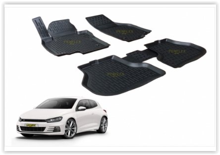 PASPAS 3D X-MAT HAVUZLU VOLKSWAGEN SCIROCCO 09=> (SİYAH)