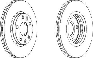 ON FREN AYNASI (DISKI) FLUENCE MEGANE III IV SCENIC III LAGUNA III DUSTER 1,2 / 1,4 / 1,5DCI / 1,6 / 2,0 (5 BIJON 280MM) (TAKIM)