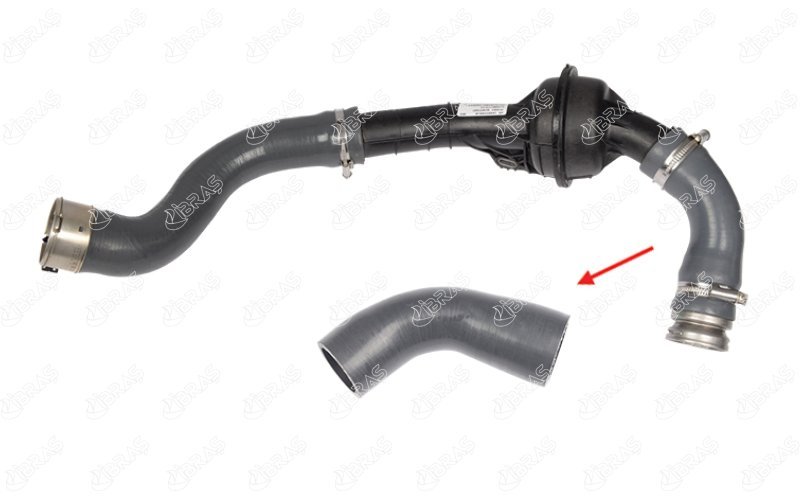 TURBO HORTUMU PLASTİK BORU HARİÇ OK İLE GÖSTERİLEN KÜÇÜK HORTUM DACIA DOKKER 12=>