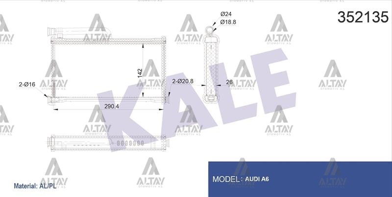 RADYATÖR KALORİFER A6 04-11 BRAZING