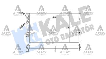RADYATÖR SU POLO 97-01 AEE-AHW 1.4-1.6 KLİMALI MEKANİK