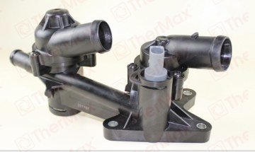 Termostat Yuvası (Flanşı) (Müşürlü/Gri) Golf V-Vı-Plus-Jetta Iıı-Iv-Passat-Scırocco-Tıguan 1.4 Tsı