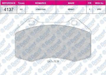 ON FREN BALATASI MEGANE II III CLIO III 2.0 SPORT (05 / 04 )