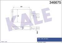 KALORİFER RADYATORU MEKANİK (OPEL VECTRA B)