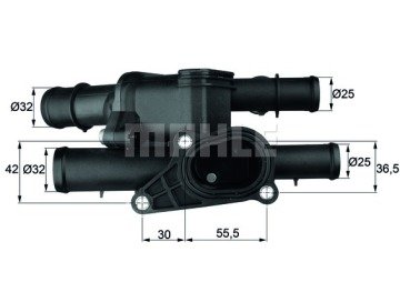 TERMOSTAT (KOMPLE) BORA-GOLF IV-A3 1.9-2.3-2.0 (99-05) (OTOM.) (105C)