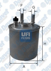 YAKIT FİLTRESİ KNG-LGN III-TWNG 1.5DCI (08-)-LGN 3.0DCI (08-) (SU SENSÖR YUVALI)