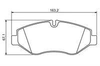 ON FREN DISK BALATASI ( IVECO : DAILY III 29-35-40 06- )