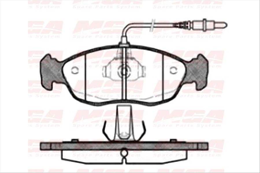 ON FREN DISK BALATA WVA 21430 21432 ( PEUGEOT : 306 / CITROEN : SAXO XSARA 1.6 16V YM FISLI )