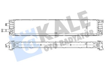 TURBO RADYATÖRÜ (INTERCOOLER) A4 / A5 / A6 16=>