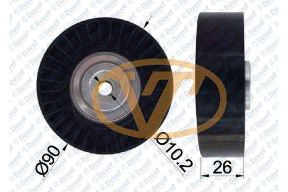 ALTERNATOR GERGI RULMANI CRAFTER 2.5TDI 06> (BJK BJJ BJM BJL) / (90×30.3)