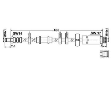 ÖN FREN HORTUMU BOXER (CJ04) (PK:5 AD)