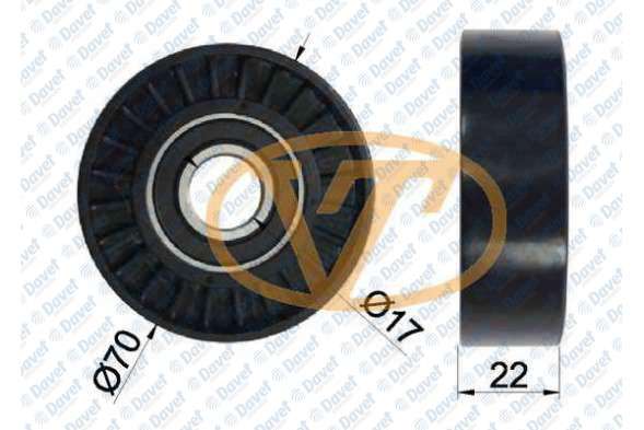 ALTERNATOR GERGI RULMANI TRANSIT V347 100PS / 120PS / 140PS 2.4TDCI 06>14 V347 3.2TDCI 200PS 07>14