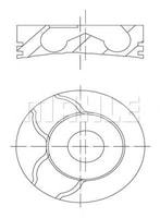 Motor Piston+Segman 0.40 Doblo 1.9 Jtd-Astra H-Vectra C-Zafıra B 1.9 Cdti (82.40)