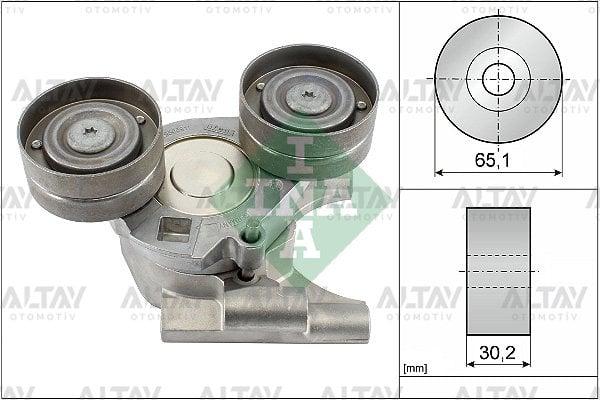 VANTİLATÖR GERGİSİ TRANSIT V-363 14=> RANGER 2.2 11=> 100-125-135-140-155 PS (A.ÇEKER)