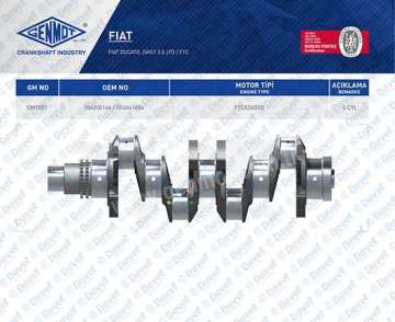 KRANK BOXER III-JUMPER III F1C 3.0HDI IVECO DAILY - DUCATO III EURO4 F1C 3.0JTD 16V