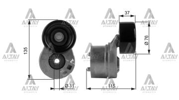 VANTİLATÖR GERGİSİ TRANSIT V-184 01=> 2.4 D KOMPLE