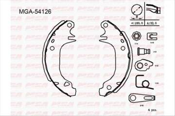 KAMPANA BALATA ( PEUGEOT: 106 I - II 205 309 89 - 96 / CITROEN: SAXO 96 - 03)