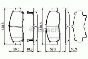 ÖN BALATA HONDA CIVIC SEDAN (07-11)- FRV 07=>