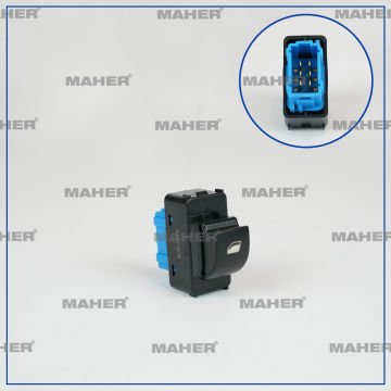 DÜĞME CAM AÇMA 301 / C ELYSEE / DS3 (TEKLİ) MAVİ ÖN-ARKA SAĞ/SOL