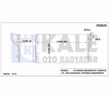 RADYATÖR KLİMA SONATA 10=> / OPTİMA 12=>