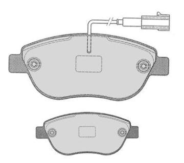 Ön Balata Doblo 1.3-1.9 Jtd 07>G.Punto 1.3 Mjt 05>Stılo 05>Lınea-Bravo 07>Idea 1.3 05>(2 Fiş)