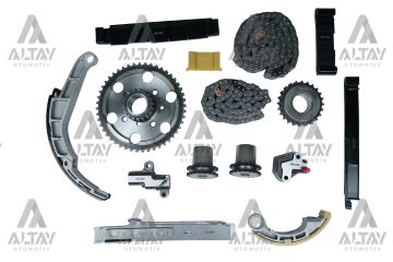 EKSANTRİK ZİNCİR SETİ PICKUP 06-10 NAVARA YD25DDTI / EURO-4 ÇİFT SIRA ZİNCİR