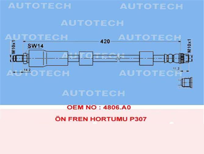 ÖN FREN HORTUMU HINO