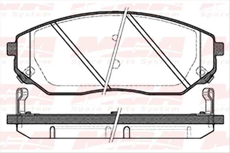 Balata Fren On-(Kıa: Sorento 08>10  )