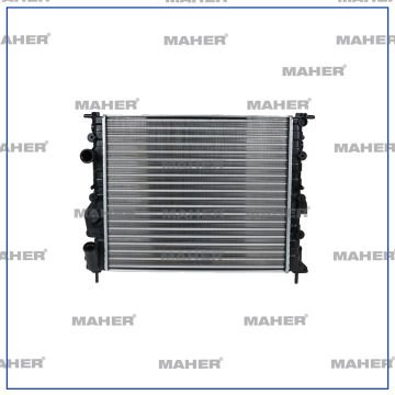 RADYATÖR SU CLIO II 98-05 / KANGOO 98-08 / MEGANE I 96-03 1.4-1.6-1.4-1.6 16V MEKANİK 430X378X23mm