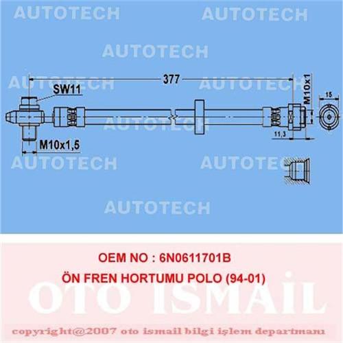 ÖN FREN HORTUMU POLO (94-01)