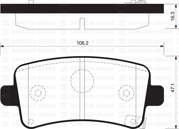 ARKA BALATA INSIGNIA 1.6-1.6T-1.8-2.0CDTI 08=>14=> SAAB 9.5 10=> MALIBU 2.0D-2.4 12=> (GDB1784)