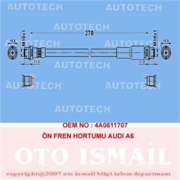 ÖN FREN HORTUMU AUDI A6