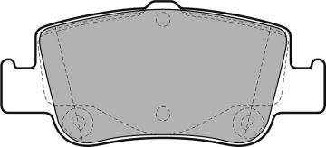 FREN BALATASI ARKA TOYOTA  AURIS 1.4 D4D 1.6 07-> COROLLA 1.4 D4D 1.6 07-12 IKAZ KABLOLU