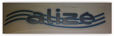 ARKA BAGAJ YAZISI (ALİZE) CLIO SYMBOL