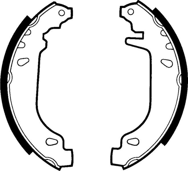 Arka Fren Balatası Pabuc R11 R19 R21 Manager Twıngo Clıo I (90>98)