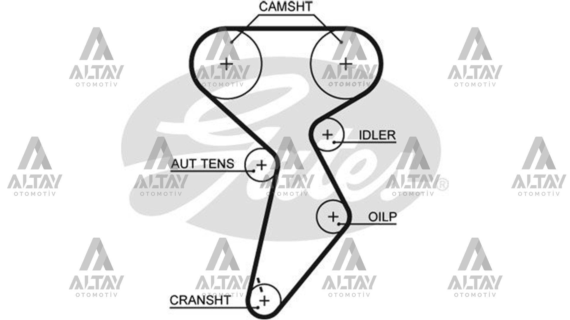 TRİGER SETİ PALIO / DOBLO / MAREA / BRAVA / BRAVO 95-04 1.6 16V 158 DİŞ