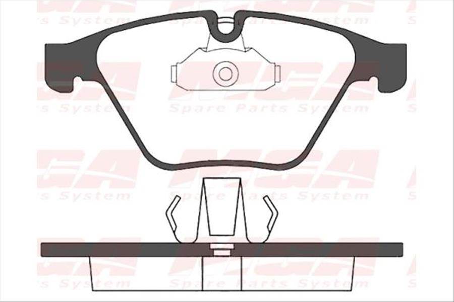 Fren Balatası On Wva 23312 (Bmw: 5.20-5.30-6.45-7.35-7.40)