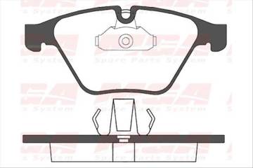 Fren Balatası On Wva 23312 (Bmw: 5.20-5.30-6.45-7.35-7.40)