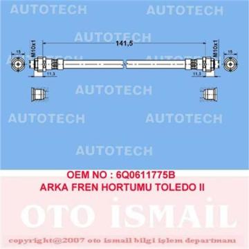 ARKA FREN HORTUMU TOLEDO II